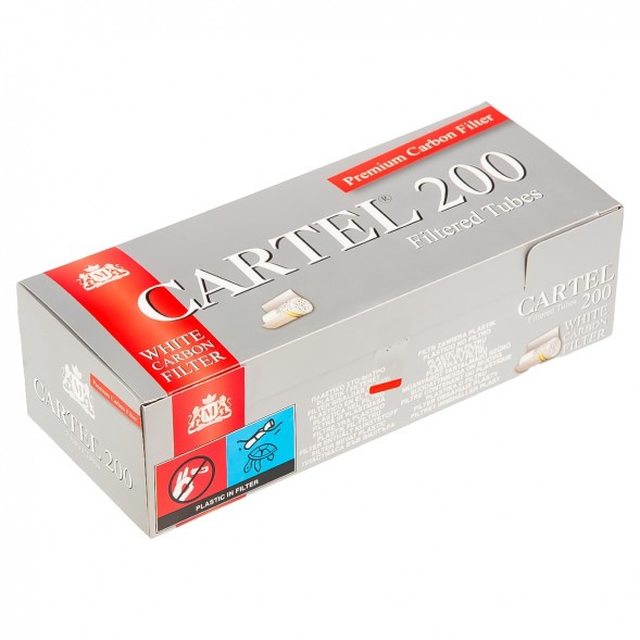 Гильзы сигаретные Cartel - White Carbon 84x20 мм (200 штук) купить в Челябинске