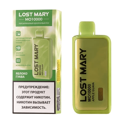 LOST MARY MO - Яблоко Гуава (Apple Guava, 10000 затяжек) купить в Челябинске