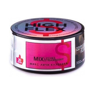 Табак High Flex - Mix Lychee Strawberry (Микс Личи Клубника, 20 грамм) купить в Челябинске