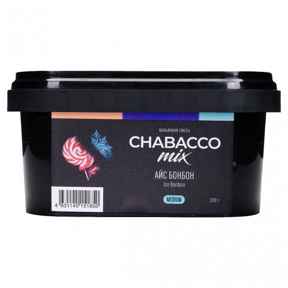 Смесь Chabacco MIX MEDIUM - Ice Bonbon (Айс Бонбон, 200 грамм) купить в Челябинске