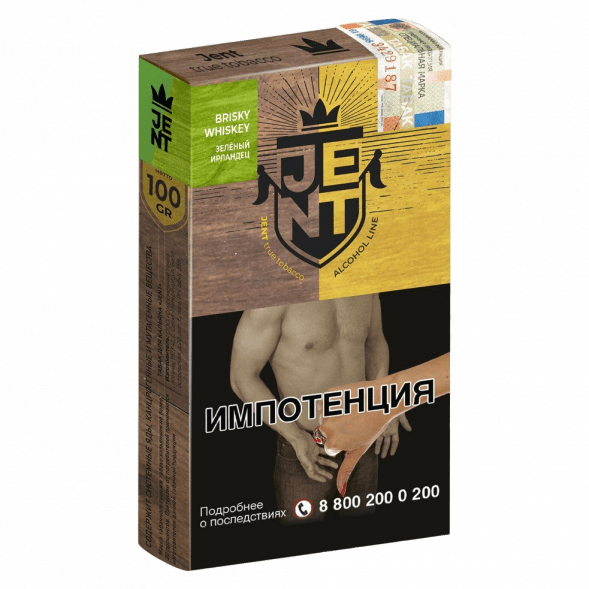 Табак Jent - Brisky Whiskey (Пряный Виски, 100 грамм) купить в Челябинске