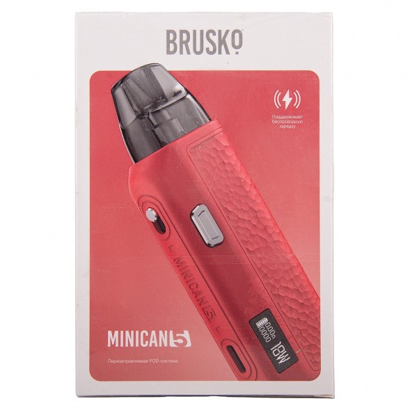 Электронная сигарета Brusko - Minican 5 (Красный) купить в Челябинске
