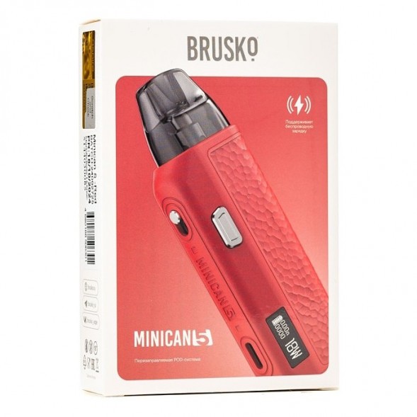 Электронная сигарета Brusko - Minican 5 (Красный) купить в Челябинске