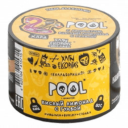 Табак Хулиган Hard - POOL (Кислый Лимонад с Гуавой, 80 грамм)