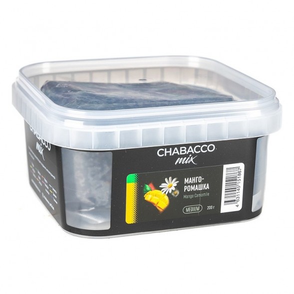 Смесь Chabacco MIX MEDIUM - Mango Camomile (Манго - Ромашка, 200 грамм) купить в Челябинске