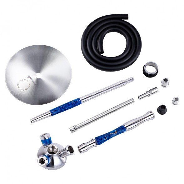 Кальян UNION - Fibonacci Гибрид (Синий, Без Колбы) купить в Челябинске