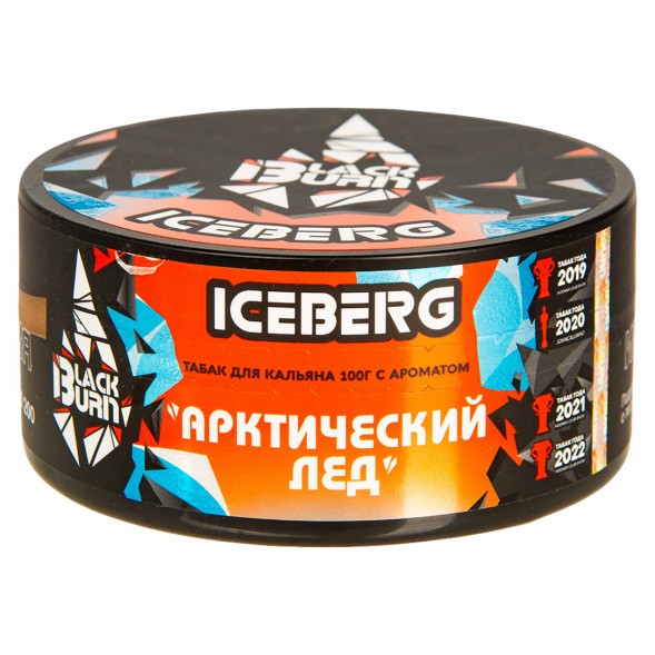 Табак BlackBurn - Iceberg (Арктический Лёд, 100 грамм) купить в Челябинске
