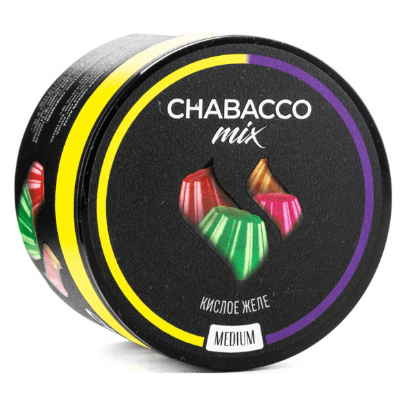 Смесь Chabacco MIX MEDIUM - Sour Jelly 2.0 (Кислое Желе 2.0, 40 грамм) купить в Челябинске