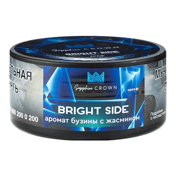 Табак Sapphire Crown - Bright Side (Бузина с Жасмином, 100 грамм) купить в Челябинске