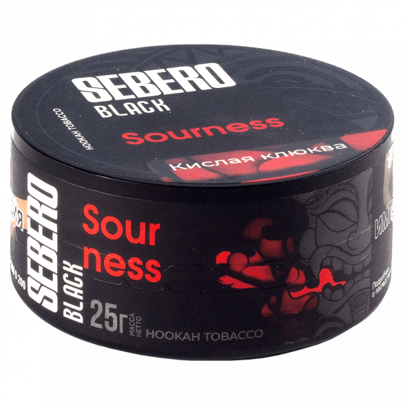 Табак Sebero Black - Sourness (Кислая Клюква, 25 грамм) купить в Челябинске