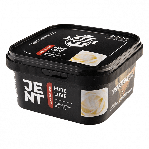 Табак Jent - Pure Love (Белая Роза и Манго, 200 грамм) купить в Челябинске