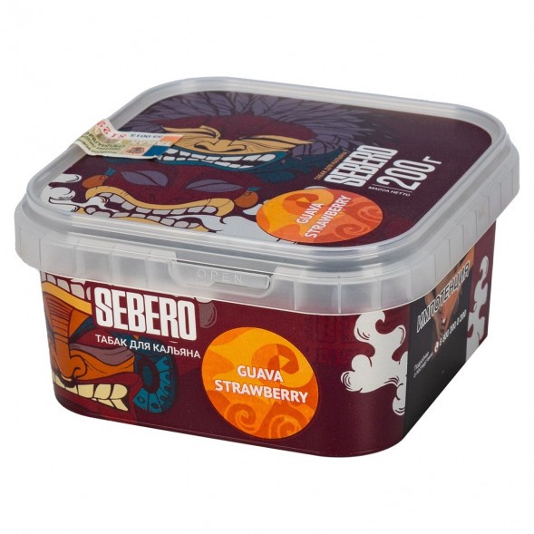 Табак Sebero - Guava Strawberry (Гуава и Клубника, 200 грамм) купить в Челябинске