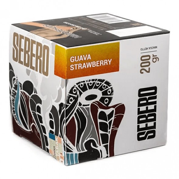 Табак Sebero - Guava Strawberry (Гуава и Клубника, 200 грамм) купить в Челябинске
