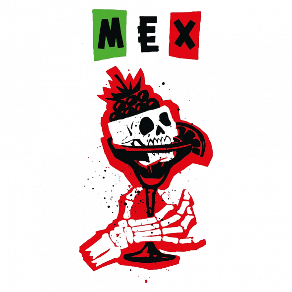 Табак Хулиган Hard - MEX (Ежевичная Маргарита, 80 грамм) купить в Челябинске