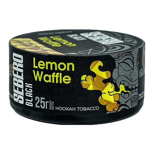 Табак Sebero Black - Lemon Waffle (Лимонные Вафли, 25 грамм) купить в Челябинске