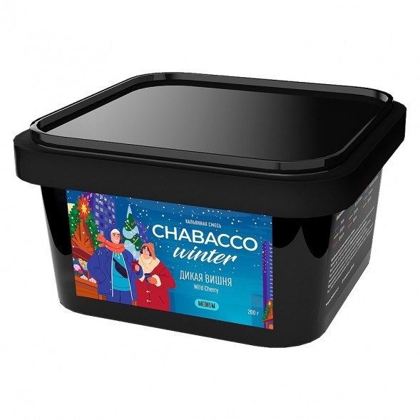 Смесь Chabacco MEDIUM - Wild Cherry (Дикая Вишня, 200 грамм) купить в Челябинске