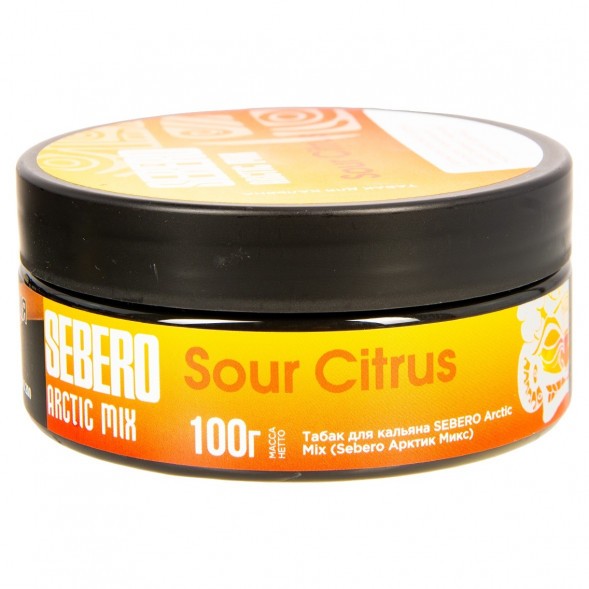 Табак Sebero Arctic Mix - Sour Citrus (Кислые Цитрусы, 100 грамм) купить в Челябинске