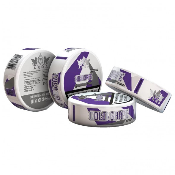 Табак жевательный ARQ Tobacco - Cold Grape (Ледяной Виноград, 10 грамм) купить в Челябинске
