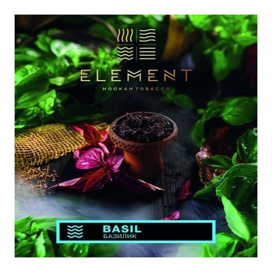 Табак Element Вода - Basil (Базилик, 100 грамм) купить в Челябинске