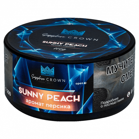 Табак Sapphire Crown - Sunny Peach (Персик, 100 грамм) купить в Челябинске