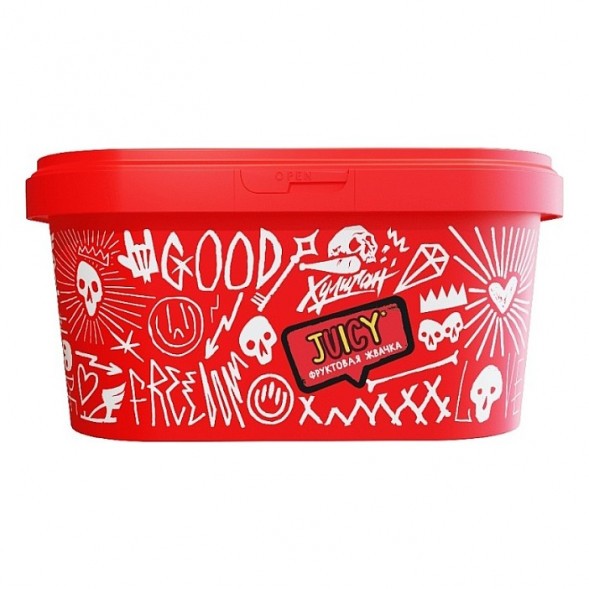 Табак Хулиган - Juicy (Фруктовая Жвачка, 200 грамм) купить в Челябинске