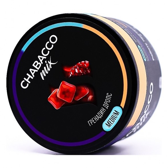 Смесь Chabacco MIX MEDIUM - Grenadine Drops (Гренадин Дропс, 40 грамм) купить в Челябинске