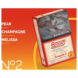 Табак Ready - №2 Pearsecco /Champagne Pear Melissa (Груша, Шампанское, Мелисса, 25 грамм)