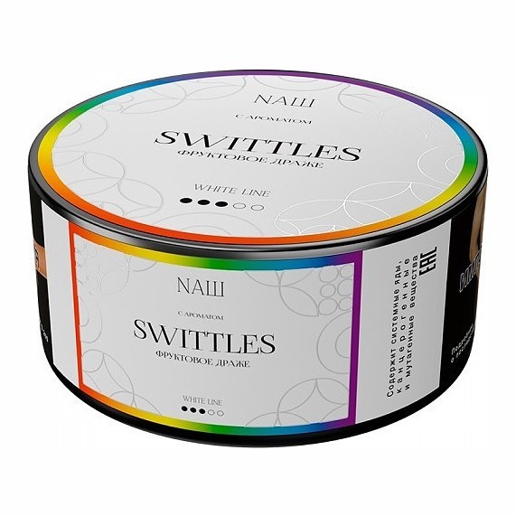 Табак NАШ WHITE - Swittles (100 грамм) купить в Челябинске