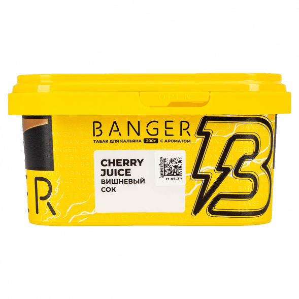 Табак Banger - Cherry Juice (Вишнёвый Сок, 200 грамм) купить в Челябинске
