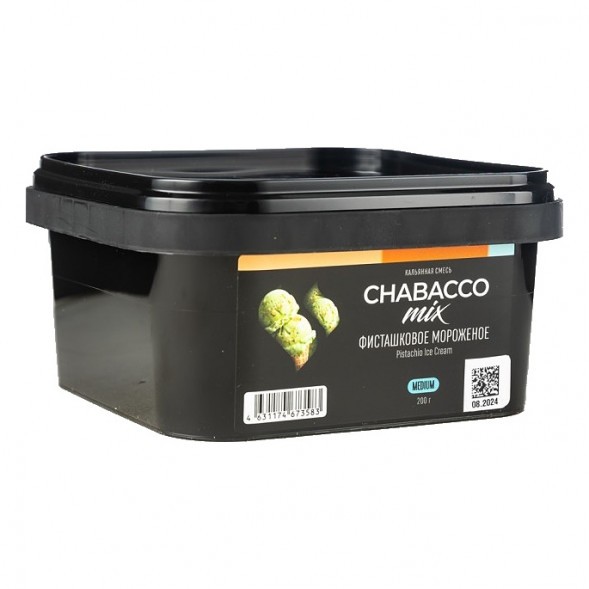 Смесь Chabacco MIX MEDIUM - Pistachio Ice Cream (Фисташковое Мороженое, 200 грамм) купить в Челябинске