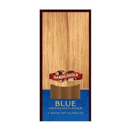 Сигариллы Handelsgold Wood Tip-Cigarillos - Chocolate Blue (5 штук) купить в Челябинске