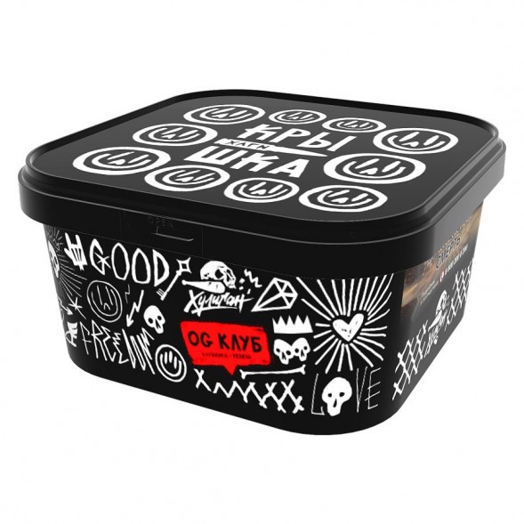 Табак Хулиган - OG Клуб (Клубника и Ревень, 200 грамм) купить в Челябинске