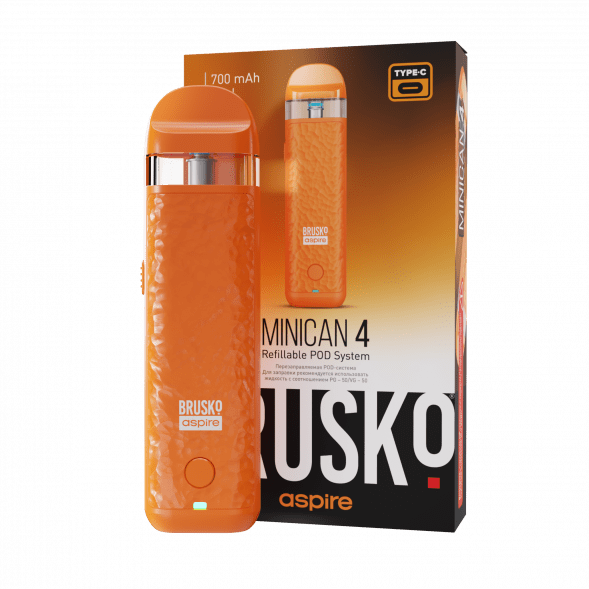 Электронная сигарета Brusko - Minican 4 (Оранжевый) купить в Челябинске