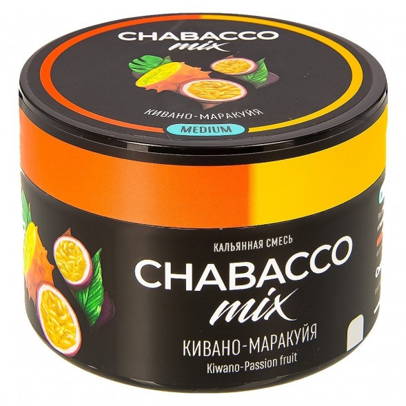 Смесь Chabacco MIX MEDIUM - Kiwano Passion Fruit (Кивано-Маракуйя, 40 грамм) купить в Челябинске