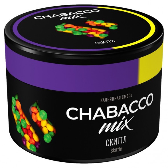 Смесь Chabacco MIX MEDIUM - Skittle (Скиттл, 40 грамм) купить в Челябинске