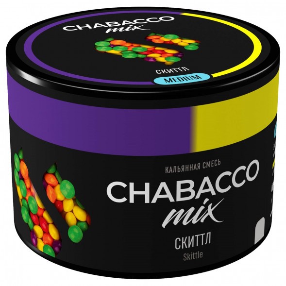Смесь Chabacco MIX MEDIUM - Skittle (Скиттл, 40 грамм) купить в Челябинске