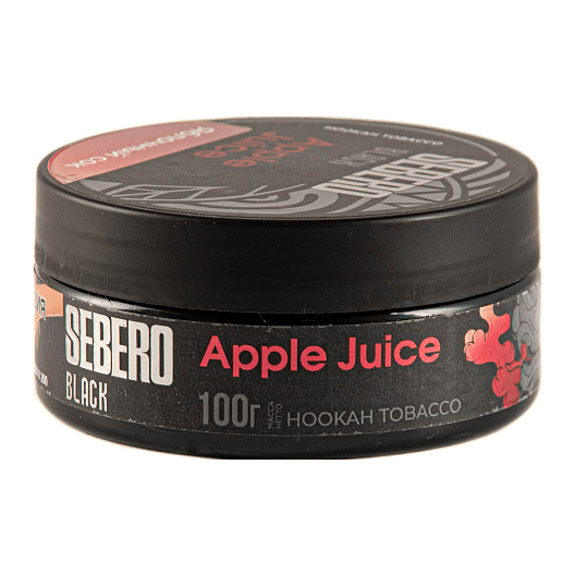 Табак Sebero Black - Apple Juice (Яблочный Сок, 100 грамм) купить в Челябинске