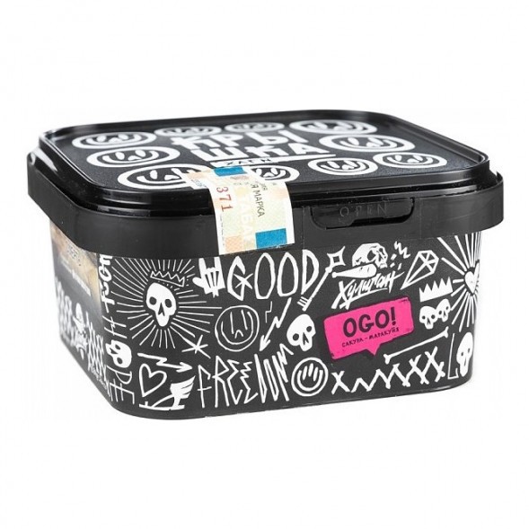 Табак Хулиган - OGO! (Сакура и Маракуйя, 200 грамм) купить в Челябинске