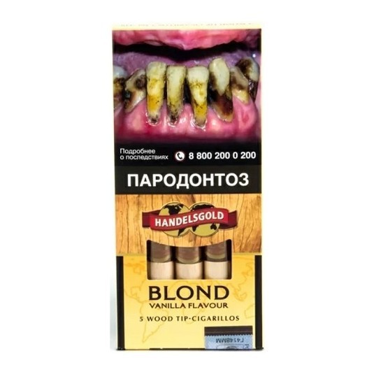 Сигариллы Handelsgold Wood Tip-Cigarillos - Vanilla Blond (5 штук) купить в Челябинске