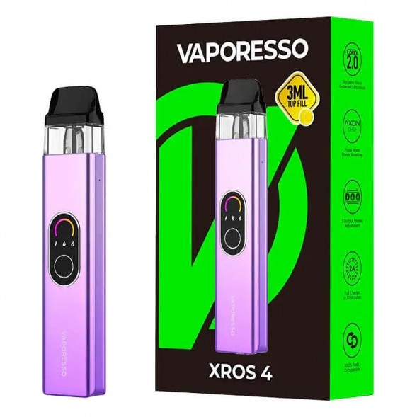 Электронная сигарета Vaporesso XROS 4 - Lilac Purple (Сиренево-Фиолетовая) купить в Челябинске