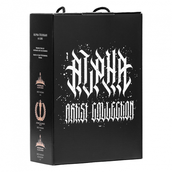 Кальян Alpha Hookah - Model X Artist Collection Black Matte (без колбы) купить в Челябинске