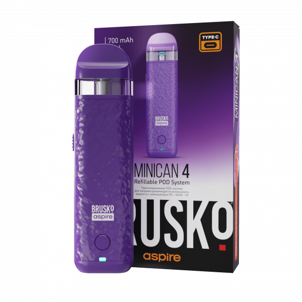 Электронная сигарета Brusko - Minican 4 (Фиолетовый) купить в Челябинске