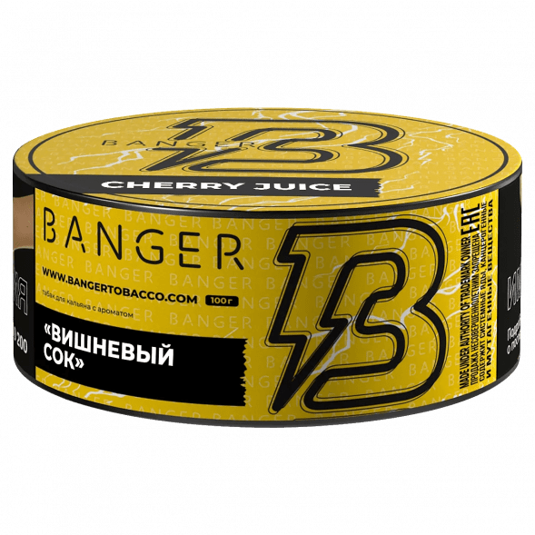 Табак Banger - Cherry Juice (Вишнёвый Сок, 100 грамм) купить в Челябинске