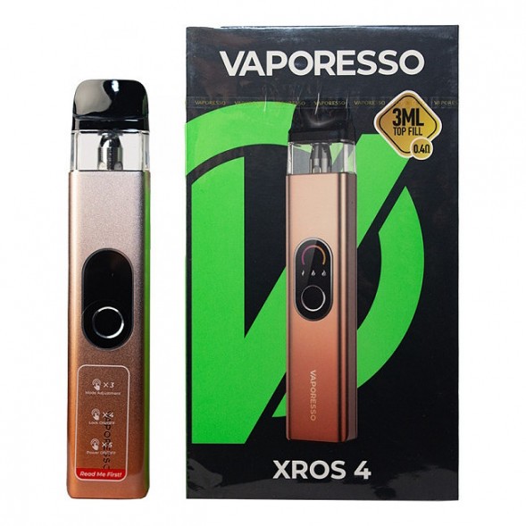 Электронная сигарета Vaporesso XROS 4 - Champagne Gold (Шампанское Золото) купить в Челябинске