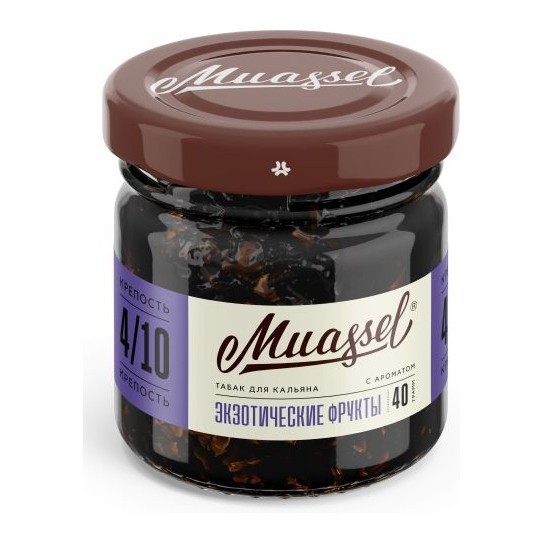 Табак Muassel Medium - Экзотические Фрукты (40 грамм) купить в Челябинске