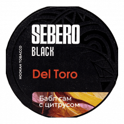 Табак Sebero Black - Del Toro (Бабл гам с Цитрусом, 25 грамм)