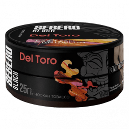 Табак Sebero Black - Del Toro (Бабл гам с Цитрусом, 25 грамм)