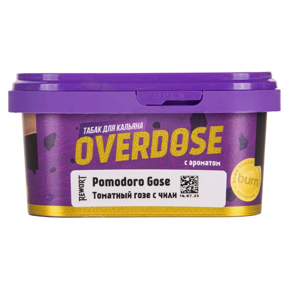 Табак Overdose - Pomodoro Gose (Томатный Гозе с Чили, 200 грамм) купить в Челябинске