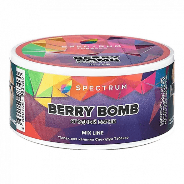 Табак Spectrum Mix Line - Berry Bomb (Ягодный Взрыв, 25 грамм) купить в Челябинске