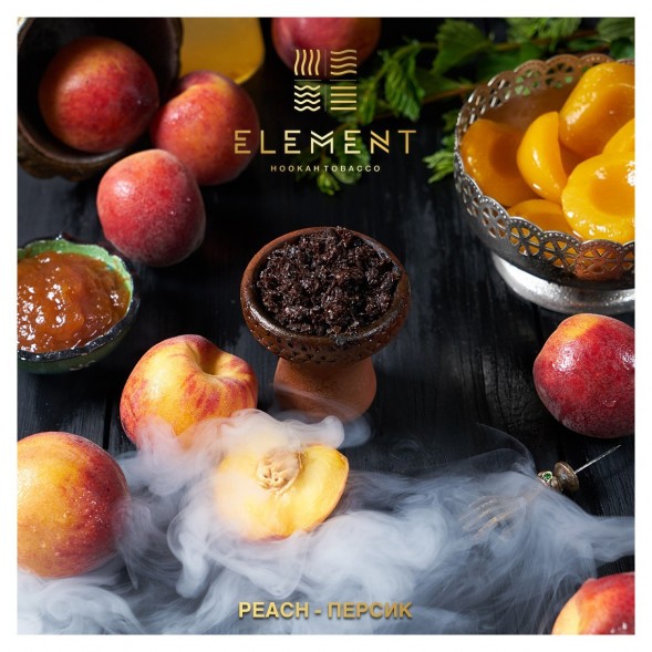 Табак Element Вода - Peach (Персик, 100 грамм) купить в Челябинске